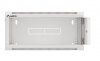 Lanberg Szafa instalacyjna RACK wisząca 19 cali 4U 600 szara WFFA-5604-10S